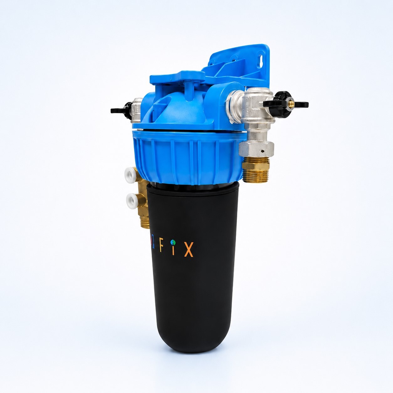 Nanofix blauwe achtergrond